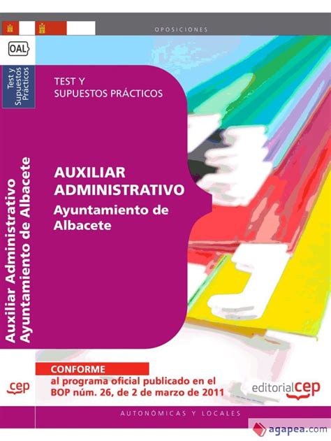 AUXILIAR ADMINISTRATIVO AYUNTAMIENTO DE ALBACETE TEST Y SUPUESTOS