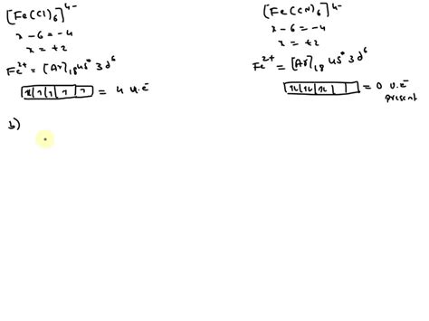 SOLVED The Octahedral Complex Ion FeCl6 4 Has More Unpaired Spins