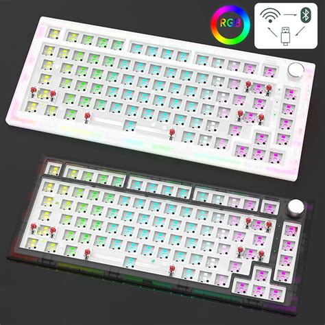 Kit De Clavier M Canique 75 Avec R Tro Clairage RVB Clavier Filaire