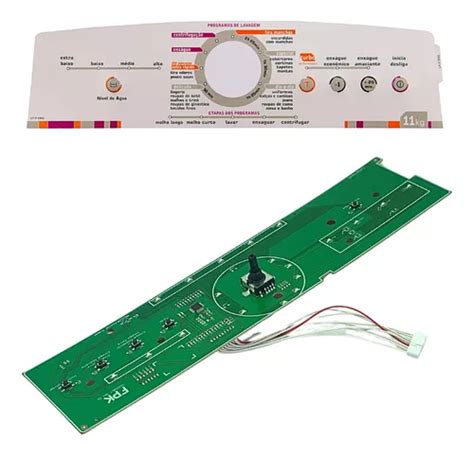 Placa Interface Adesivo Lavadora Brastemp Bwl11 W10301604