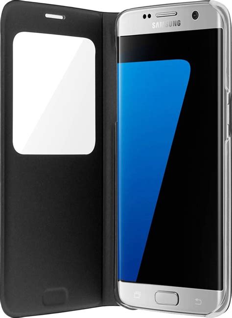 Samsung Galaxy S7 Edge S View Cover Zwart Origineel Bol