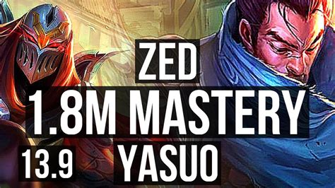 Zed Vs Yasuo Mid M Mastery Games Legendary Kr