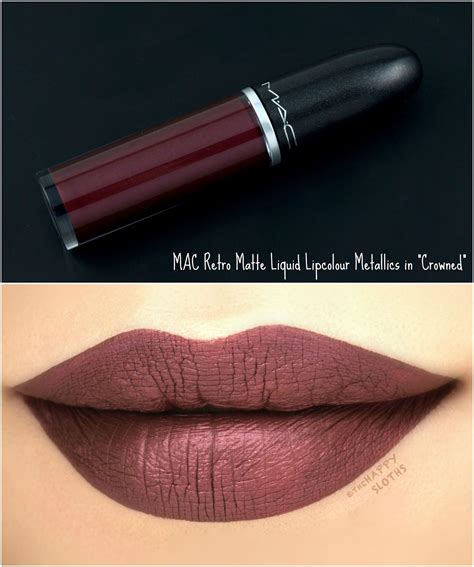 Mac Retro Matte Liquid Lipcolour Metallics Review And Swatches Mac