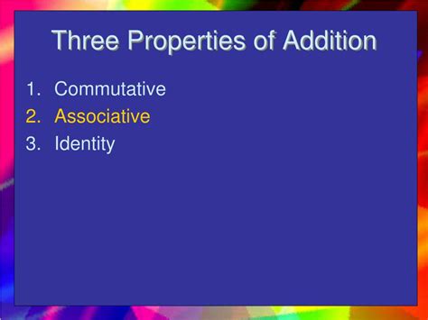 Ppt Properties Of Addition Powerpoint Presentation Free Download Id473020