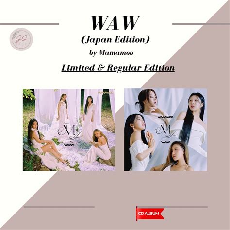 Waw Japan Edition Limited Regular Edition By Mamamoo Shopee