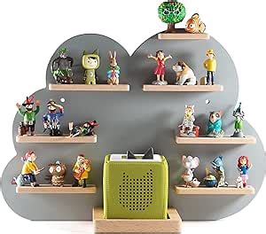 NOR28 Shelf Compatible For Up To 33 Toniebox Figures In Cloud Motif