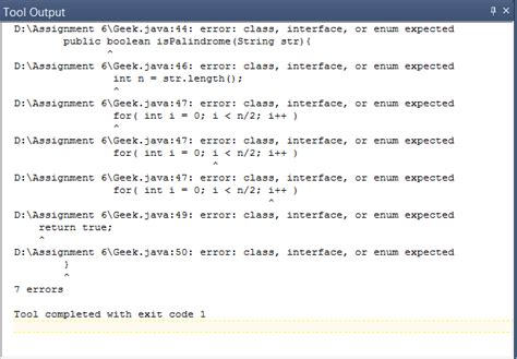 Basic Java Error Class Interface Or Enum Expected Stack Overflow