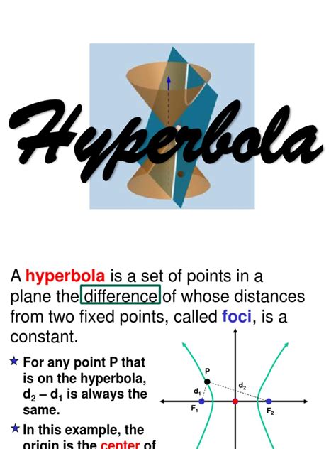 Hyperbola | Download Free PDF | Asymptote | Geometric Shapes