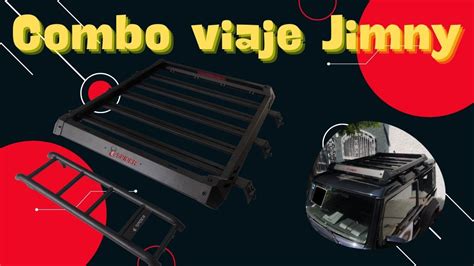 Canastilla escalera para Suzuki Jimny Instalación profesional en la