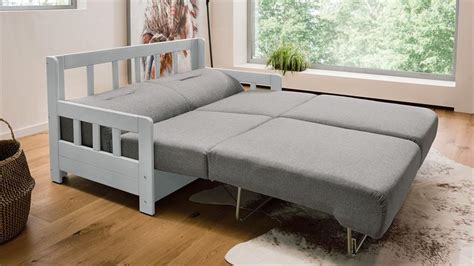 Schlafsofa Kampus 2 Sitzer Dunkelgrau Liegefunktion 154 Cm