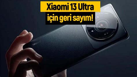 Türkçe on Twitter Xiaomi 13 Ultra için geri sayım Teknik özellikleri