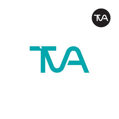 Letter TVA Monogram Logo Design 36288309 Vector Art at Vecteezy