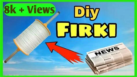 How To Make Firki From Waste Newspaper Charkhi Making For Kite