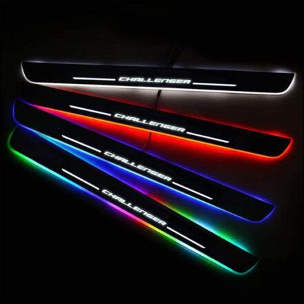 Dodge Challenger Led Door Sill Pro Guards Carledlogo