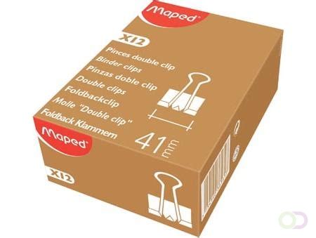 Maped Foldbackclip 41 Mm Zwart Doos Van 12 Stuks Office Deals Nl