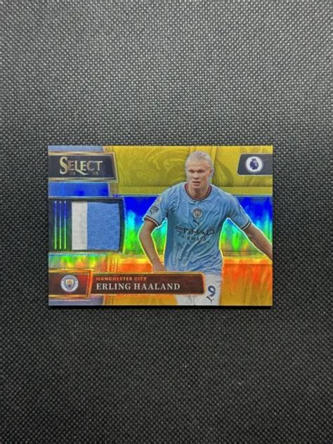 Erling Haaland Panini Select Premier League Gold Patch