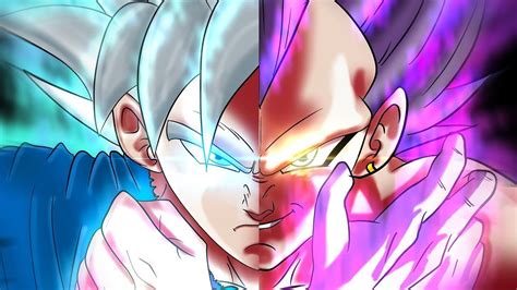 Goku Mastered Ultra Instinct Vs Vegeta Ultra Ego Youtube