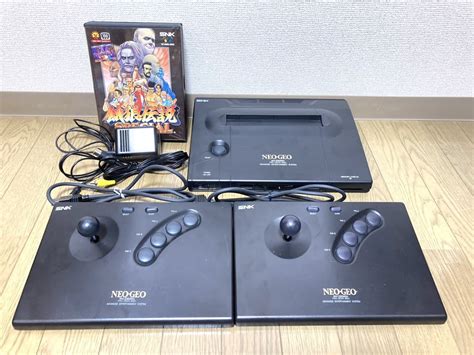 【やや傷や汚れあり】neogeoネオジオ Max330mega Snk 餓狼伝説 Special 動作品 スティックコントローラー Pro