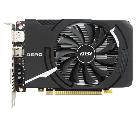 Msi Geforce Gtx Ti Aero Itx Gb Gddr Graphic Card Black Techinn