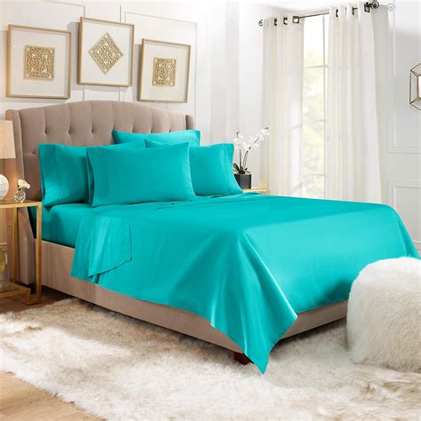 teal bedding sets queen