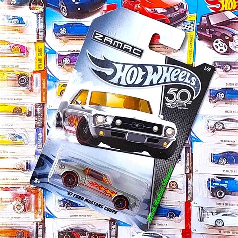 READY STOCK ORIGINAL HOT WHEELS TH ANNIVERSARY ZAMAC SERIES FORD MUSTANG COUPE Shopee