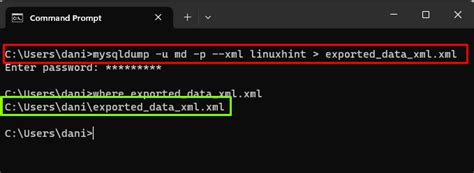 How To Export A MySQL Database Using Command Prompt Linux DevOps Forum