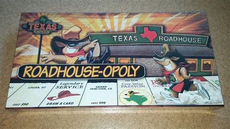 Roadhouse Opoly Texas Roadhouse Restaurant Monopoly Board Game Sealed