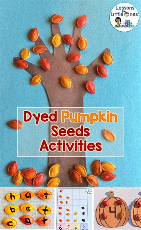 How To Dye Pumpkin Seeds Dyed Pumpkin Seeds Activities Lessons For