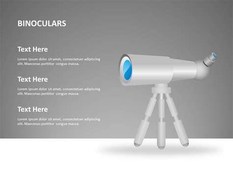 Binocular List Powerpoint Template