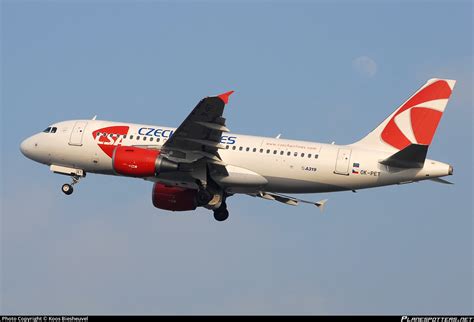 OK PET Czech Airlines CSA Airbus A319 112 Photo By Koos Biesheuvel