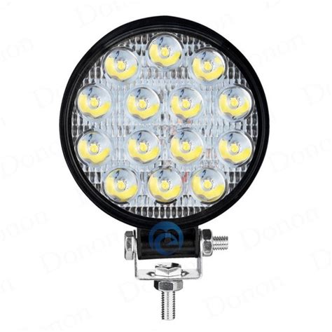 Kit Farol Led Redondo Milha W Leds Carro Jeep V V No Shoptime