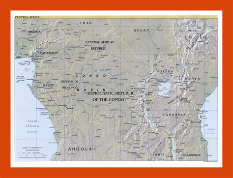 Political map of Central Africa - 2001 | Maps of Central Africa | Maps of Africa | GIF map ...