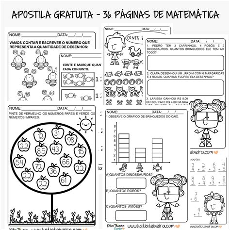 Apostila Gratuita Em Pdf Atividades De Matem Tica Para