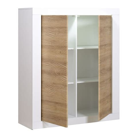 Dayton Oak Meuble De Rangement 2 Portes Effet Chêne Et Leds Altobuy Fr Meubles Salons