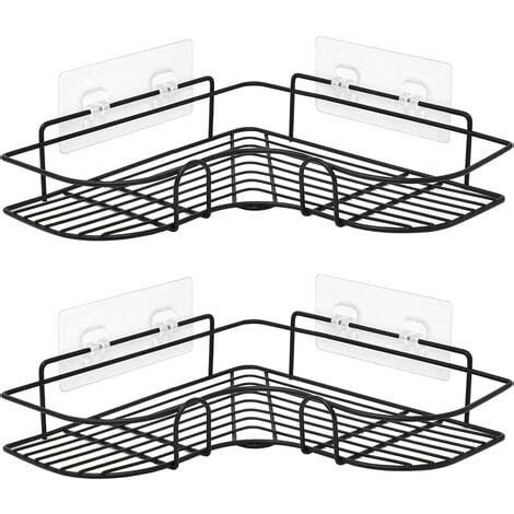 NORCKS Lot De 2 Etagere Douche Angle Sans Percage Etagere Salle De