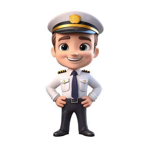 Cartoon Career Male Pilot, Cartoon Pilot, Male Pilot, Pilot PNG ...