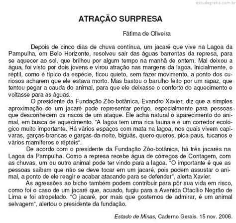 Leia O Texto A Seguir E Responda S Quest Es De A