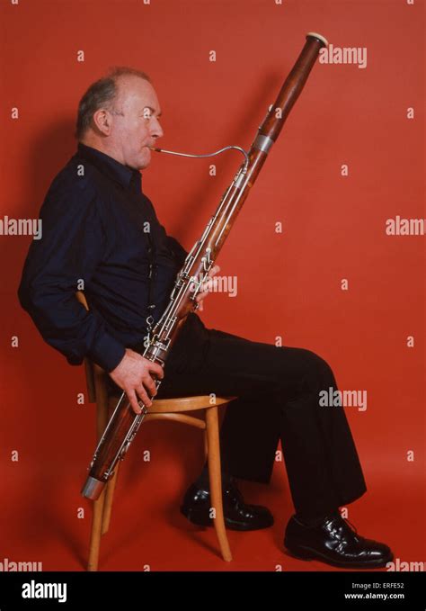 Bassoonist Playing His Bassoon Robert Codd Principal Bbc National