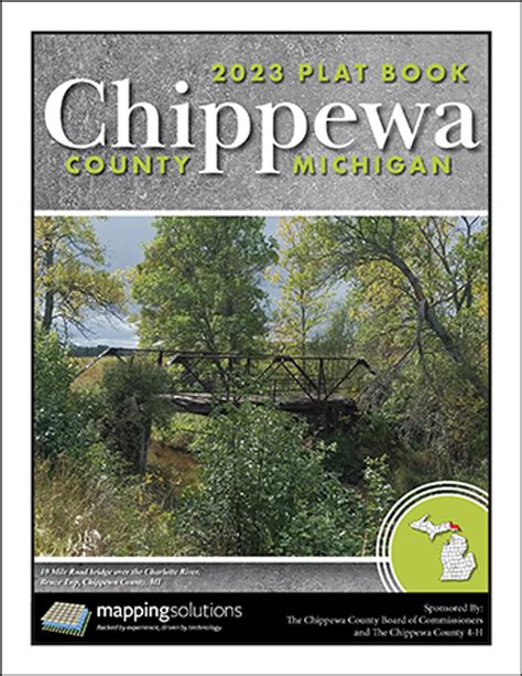 Chippewa County Michigan 2023 Plat Book Mapping Solutions