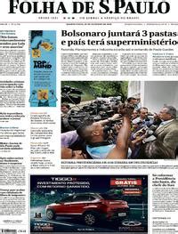 Capa Folha De Pernambuco Quarta 31 De Outubro De 2018