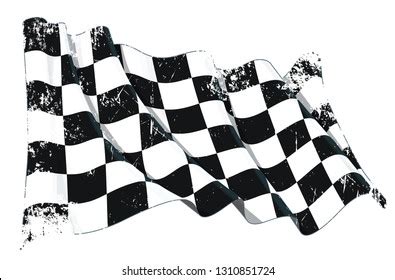 Waving Checkered Flag Over Royalty Free Licensable Stock Vectors