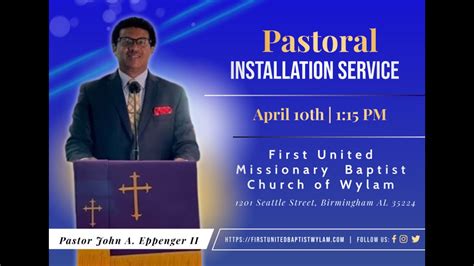 Pastoral Installation Service April 10 2022 Youtube