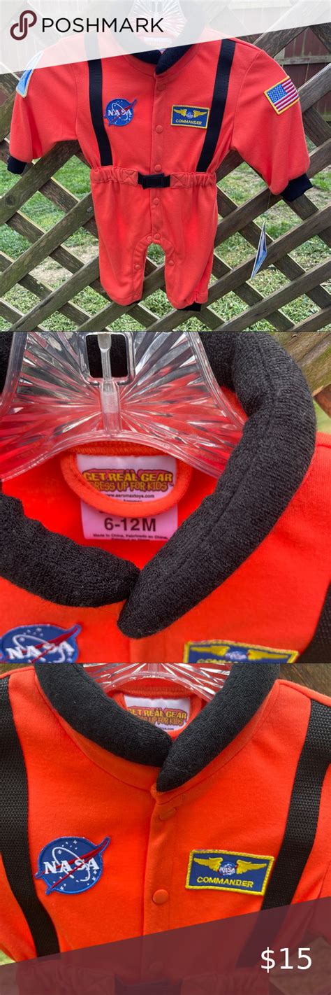 NASA Space Shuttle Uniform Costume 6-12mo | Nasa space shuttle, Space ...