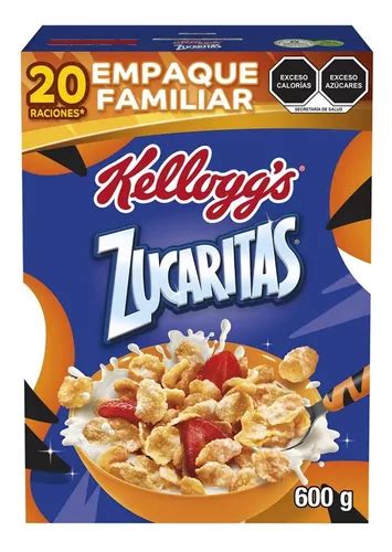 2 Pzs Kelloggs Cereal Hojuelas De Maíz Con Azúcar Zucaritas Meses Sin