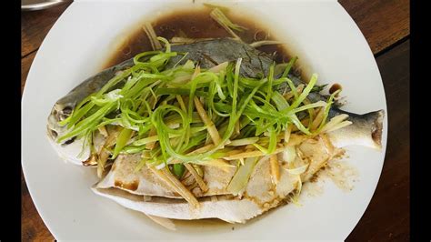 Classic Ginger Soy Steamed Fish Pampano Recipe Easy Ulam Fish