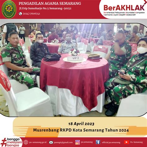 Kegiatan Penghujung Ramadhan Wakil Ketua Hadiri Musrenbang Kota