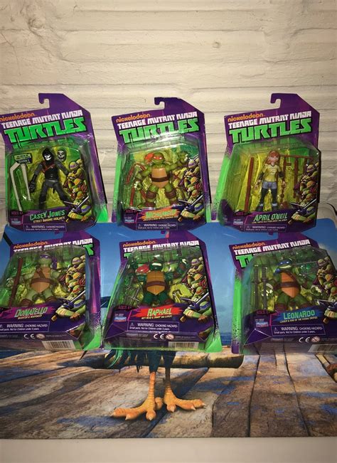 TMNT Nickelodeon Set Of 6 Figures on Mercari | Tmnt, Nickelodeon, Figures