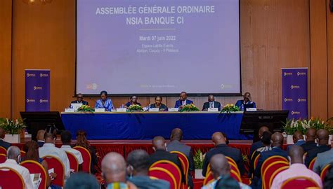 5e Assemblée Générale Ordinaire NSIA BANQUE CI