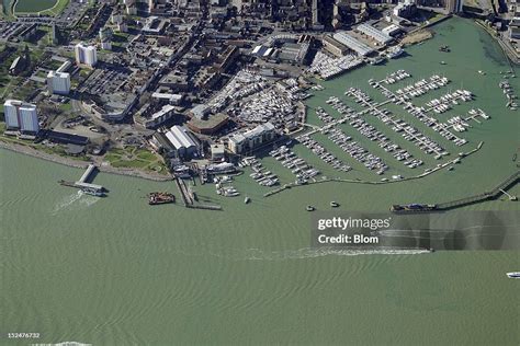 An Aerial Image Of Gosport Marina Gosport News Photo Getty Images