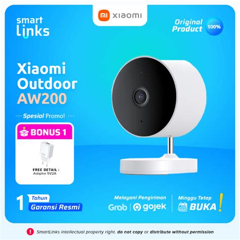 Jual Xiaomi AW200 Outdoor Camera IP65 Tahan Debu Xiaomi CCTV C200